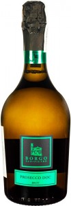 Вино игристое Cantine Vedova Borgo San-Pietro Prosecco Brut DOC сухое белое 11% 0,75л