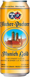 Пиво Hacker-Pschorr Munich Gold світле фільтроване 5.5% 0.5 л