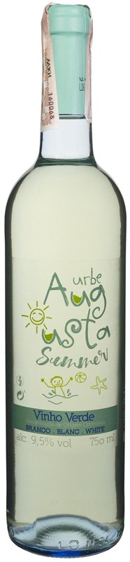 Вино Vinho Verde Urbe Augusta Summer Branco Blanc White белое полусухое 9,5%, 0,75 л