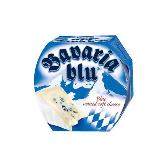 Сыр Бавария Блю с голубой плесенью Bergader  150г.