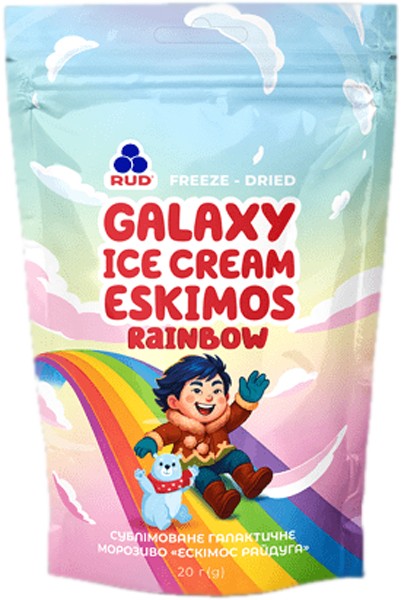 Мороженое Рудь Галактическое «Эскимос» радуга 20г