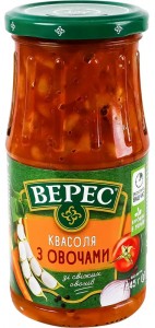 Фасоль Верес с овощами 445 г