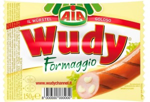 Сосиски Aia Wudy Formaggio 150 г