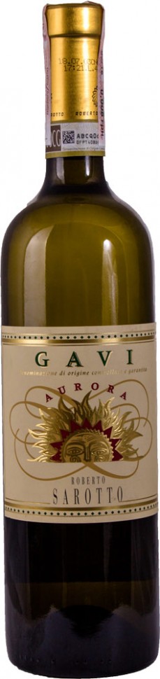 Вино Roberto Sarottо Gavi "Aurora" сухое белое 0,75л 12%