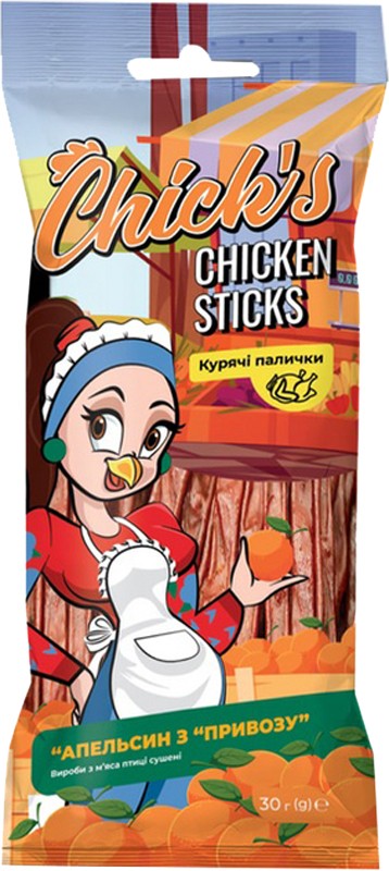 Курячі джерки Chick’s Апельсин з Привозу 50 г