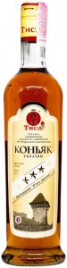 Коньяк Тиса П’ять зірочок 5 років витримки 42% 0,5 л