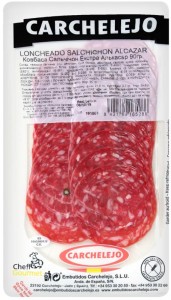 Ковбаса нарізка Carchelejo Сальчичон Екстра Алькасар в/у 90 г