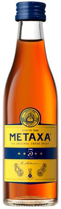 Бренді Metaxa 5* 36% 0,05л 