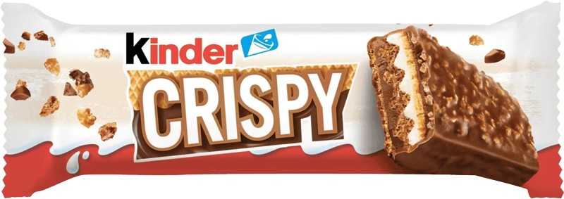Батончик Kinder Crispy с шоколадно-ореховой начинкой 34 г
