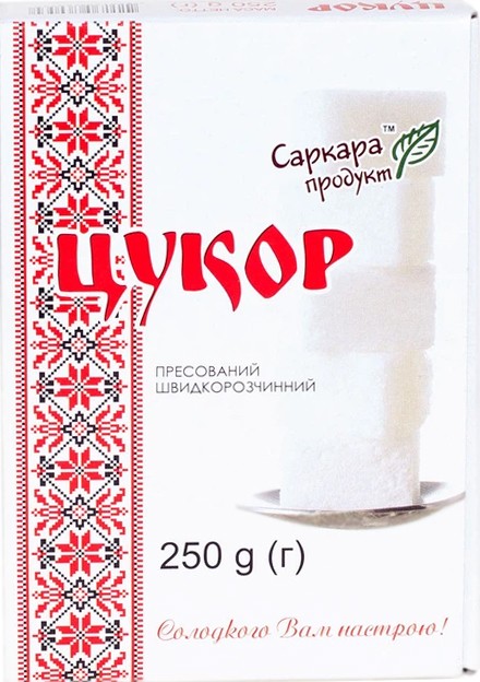 Белый прессованный сахар Саркара Продукт 250 г