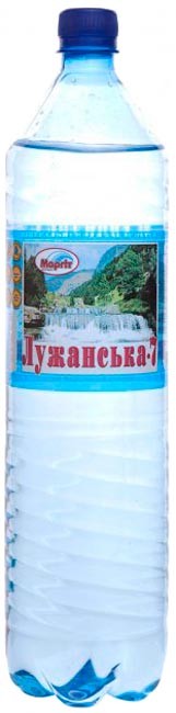 Вода мінеральна сильногазована Лужанська №7 1.5 л