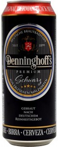 Пиво темное Denninghoff's Schwarz ж/б 4.9% 0.5л