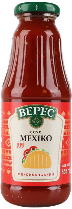 Соус Верес Мехіко мексиканський 365 г