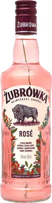Лікер Zubrowka Rose 30% 0,5 л