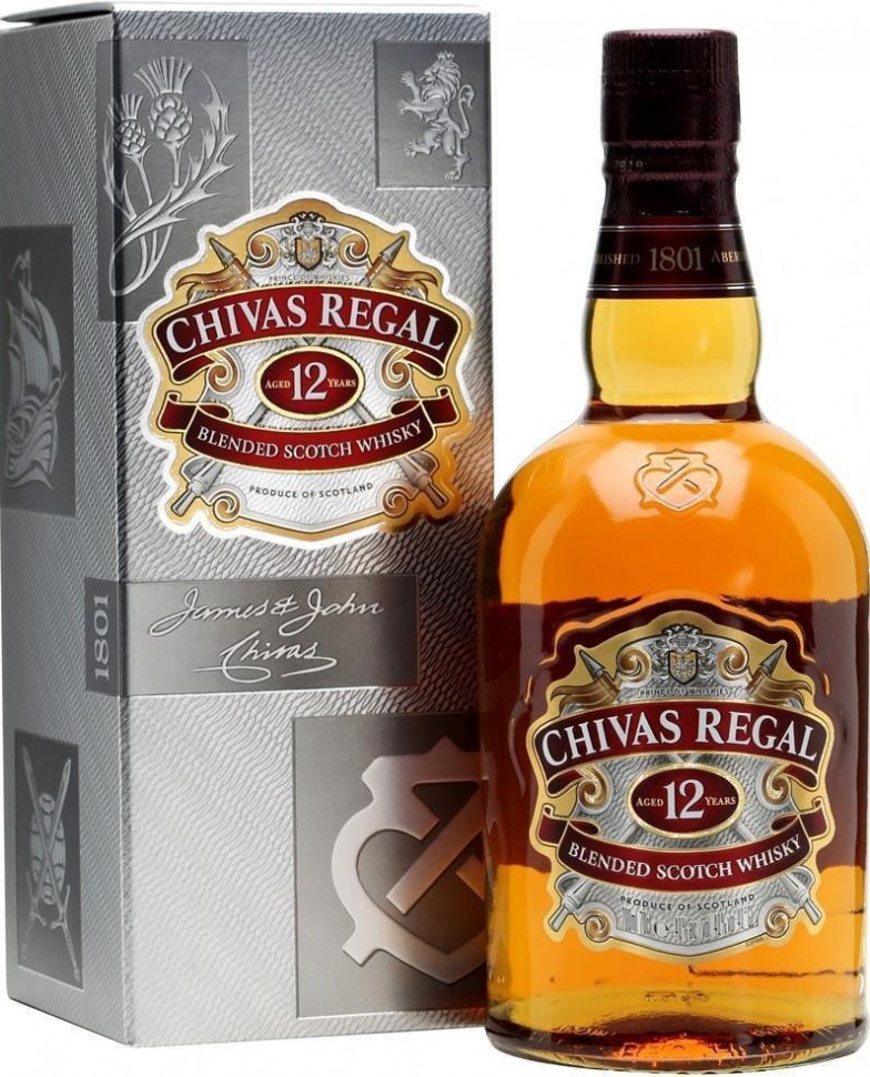 Виски Chivas Regal 12 лет 0,5л