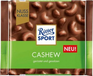 Шоколад молочный Ritter Sport с миндальным орехом 100г