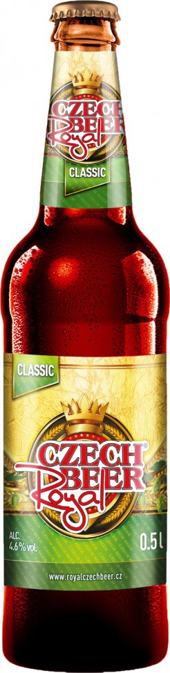 Пиво светлое Royal Czech Beer CLASSIC 4.5% 0.5л