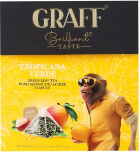 Чай Graff Tropicana Verde 20 пірамідок