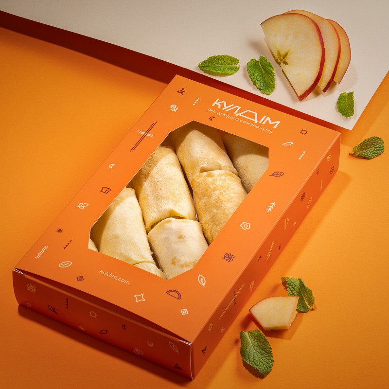 Блины с яблоками п/ф 480 г