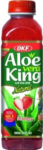 Безалкогольный негазированный напиток Aloe Vera King Strawberry 0,5 л