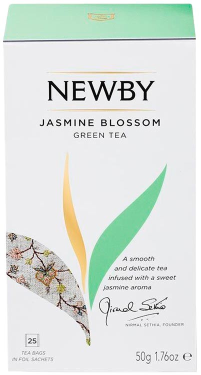 Чай зеленый Newby Jasmine Blossom 25 пакетиков