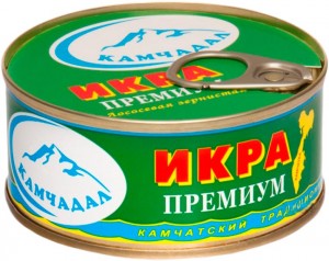 Икра лососевая зернистая Камчадал Премиум 100г ж/б(ключ)