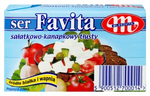 Сир Favita 45% ТМ Mlekovita 270 г 