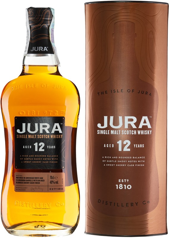 Віскі Jura 12 yo 40% 0,7 л 
