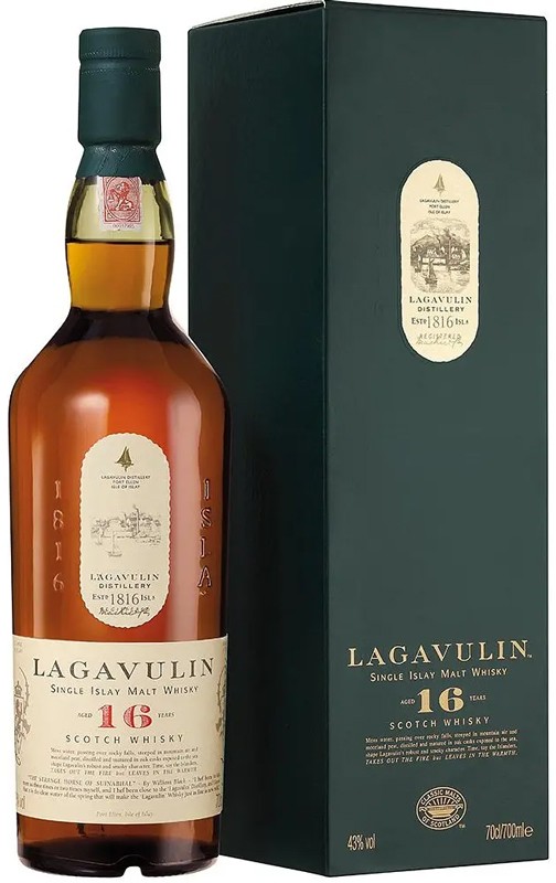 Виски Lagavulin 16 yo 43% 0,7 л