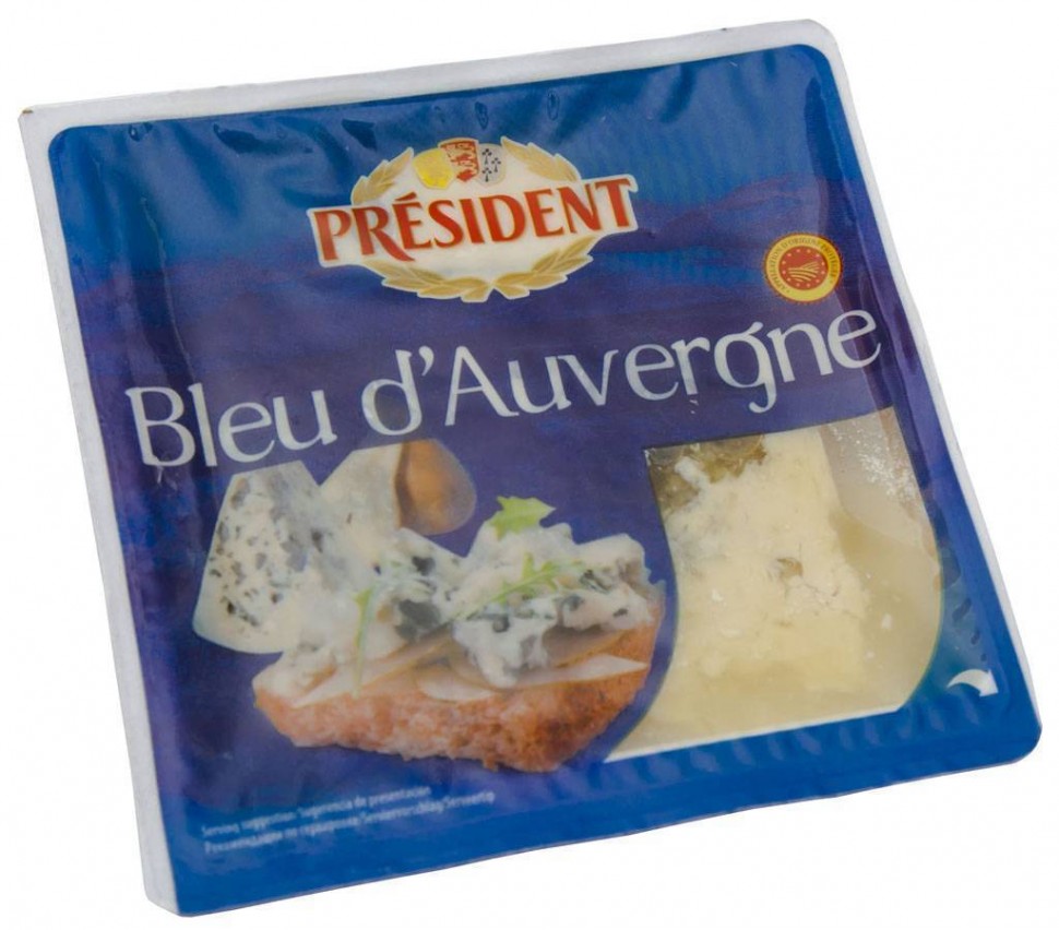 Сир President Bleu d Auvergne 50% 100г
