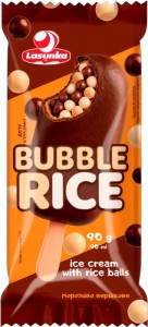 Морозиво Lasunka Bubble rice 90г