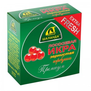 Икра лососевая зернистая Шаланда Премиум 100 г ж/б