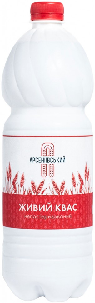 Квас Арсеньевский хлебный живой 1л