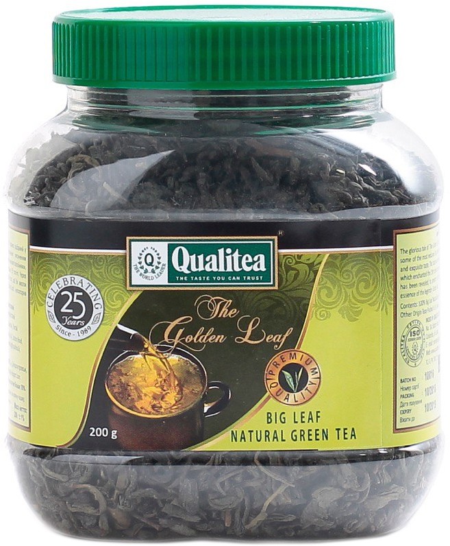 Чай зелений Qualitea Крупнолистовий 200 г
