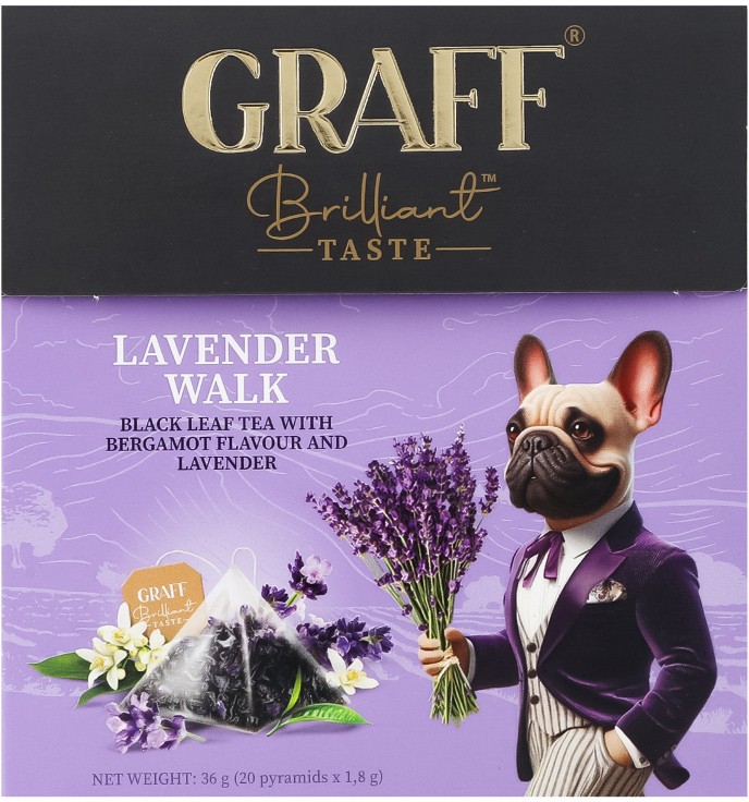 Чай Graff Lavender Walk 20 пирамидок