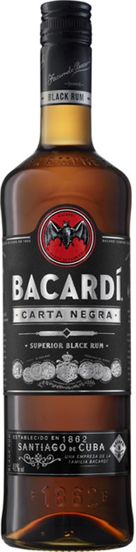 Ром Bacardi Carta Negra 40% 0,7 л