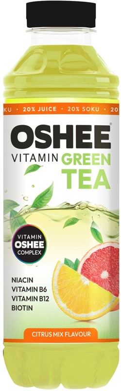 Чайний напій OSHEE Vitamin Zero Green Citrus Mix 0,555 л