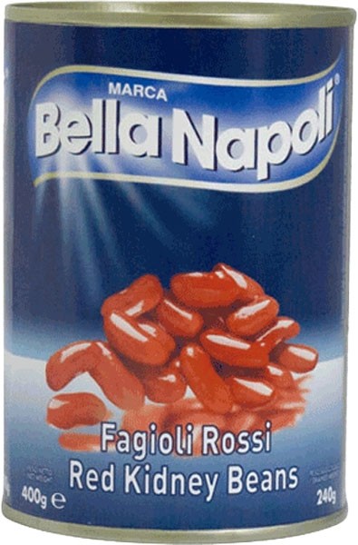Квасоля червона Kidney 400г з/б Bella Napoli