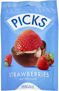 Драже Pergale Picks клубника в молочном шоколаде 90 г