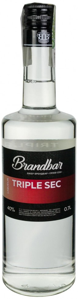 Ликер Brandbar Triple Sec 40% 0,7 л