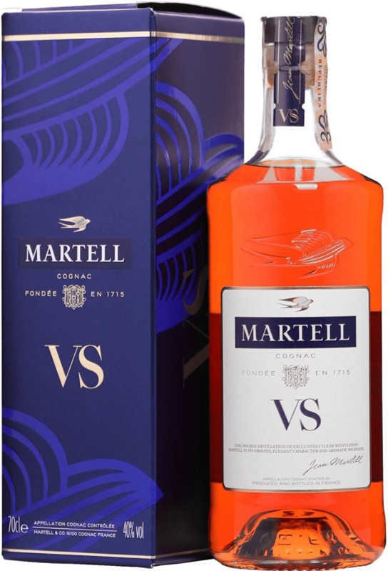 Коньяк Martell VS 40% 0,7л в коробці