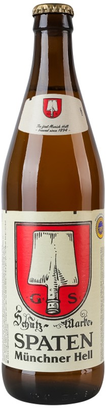 Пиво Spaten M?nchner Hell світле пастеризоване 5,2% 0,5л