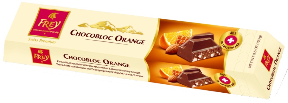 Шоколад Frey Chocobloc Orange 100г