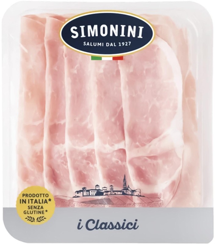 Шинка Simonini Прошуто Котто преміум нарізка 500 г