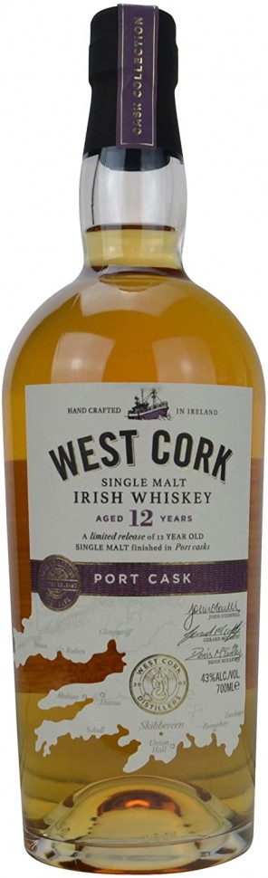 Виски West Cork Sherry Cask 12 лет 43% 0,7л