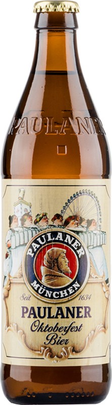Пиво Paulaner Oktoberfest светлое 6% 0,5 л
