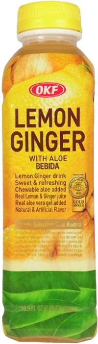 Безалкогольный негазированный напиток Fruit Juice with Aloe LemonGinger 0,5 л