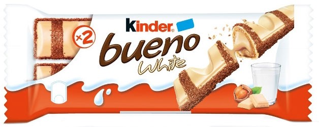 Батончик шоколадный  Kinder Bueno White 43 г