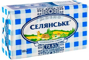 Масло Селянське 72.5% 180 г