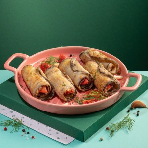 Рулетики з баклажанів